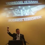 Eric W. Barton, President & CEO toasting the Veterans
